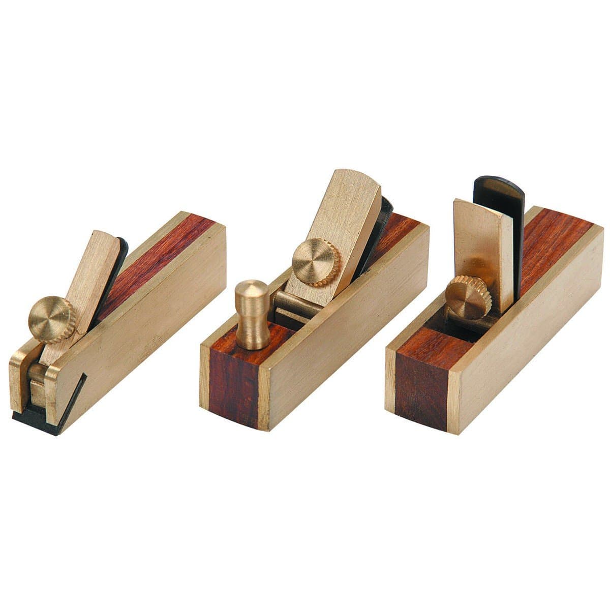 Mini Brass Plane Set 3 Pc