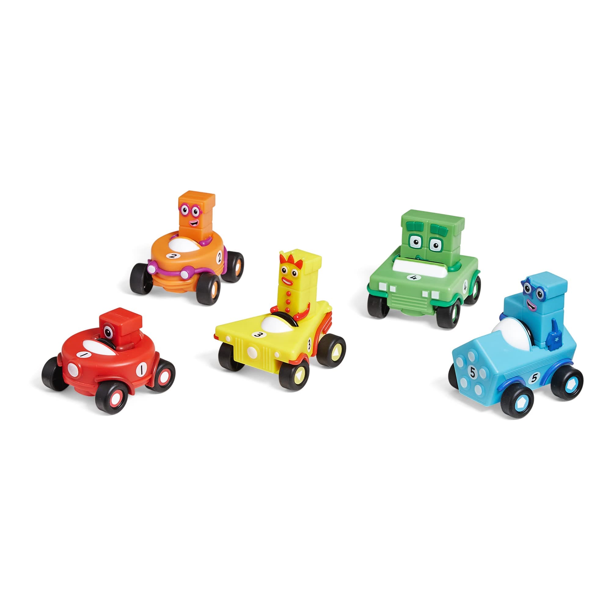 – Learning Resources Numberblocks Mini Vehicles Set, 5 Car Pack, Numberblocks Gifts, Vehicles have Rolling Wheels, Learn to Count from 1-5, Ages 3+
