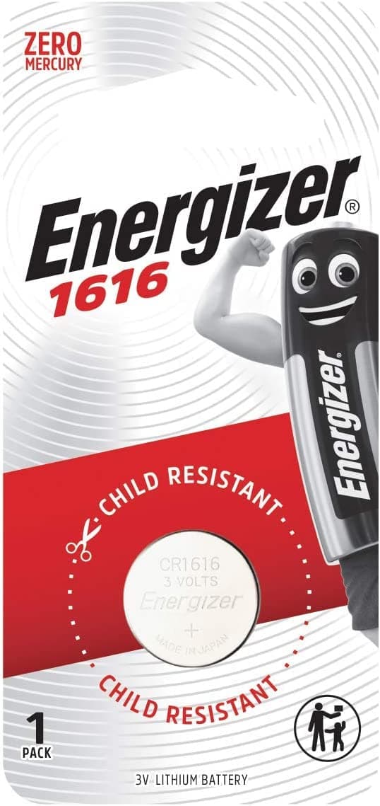 Energizer CR1616 Lithium Button Cell Battery
