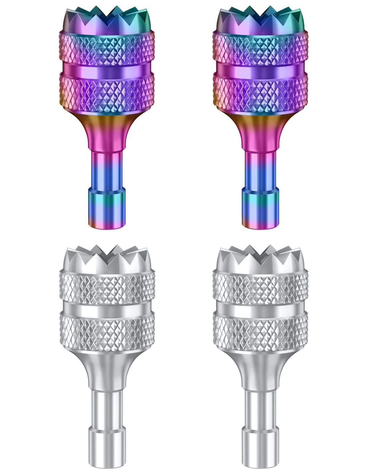 Mini 4 Pro/Mini 3 Pro Control Sticks, 2 Pairs Aluminum Spare DJI RC & RC 2 Control Joysticks for DJI Mini 4 Pro/Air 3/Mavic 3 Pro/Mini 3/Mini 3 Pro RC & RC 2 Remote Controller Accessories