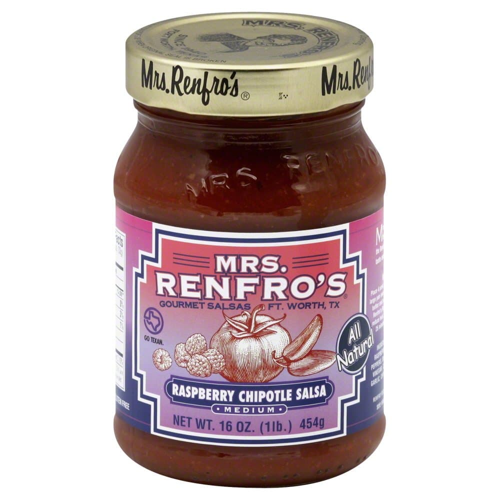 Mrs. Renfro's Salsa Chipotle Raspberry 16.0 OZ(Pack of 3)