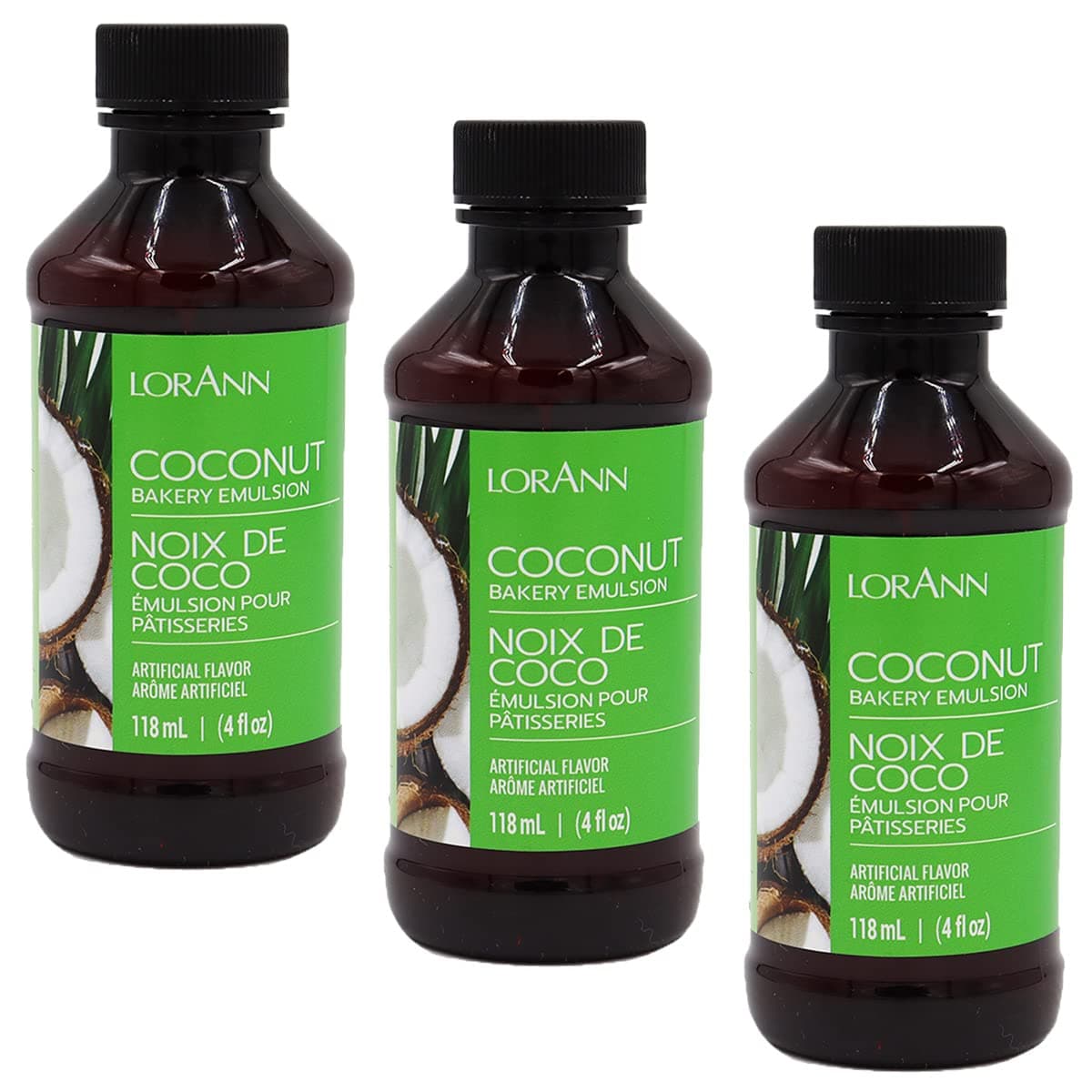 Coconut Bakery Emulsion, 4 ounce bottle - 3 Pack