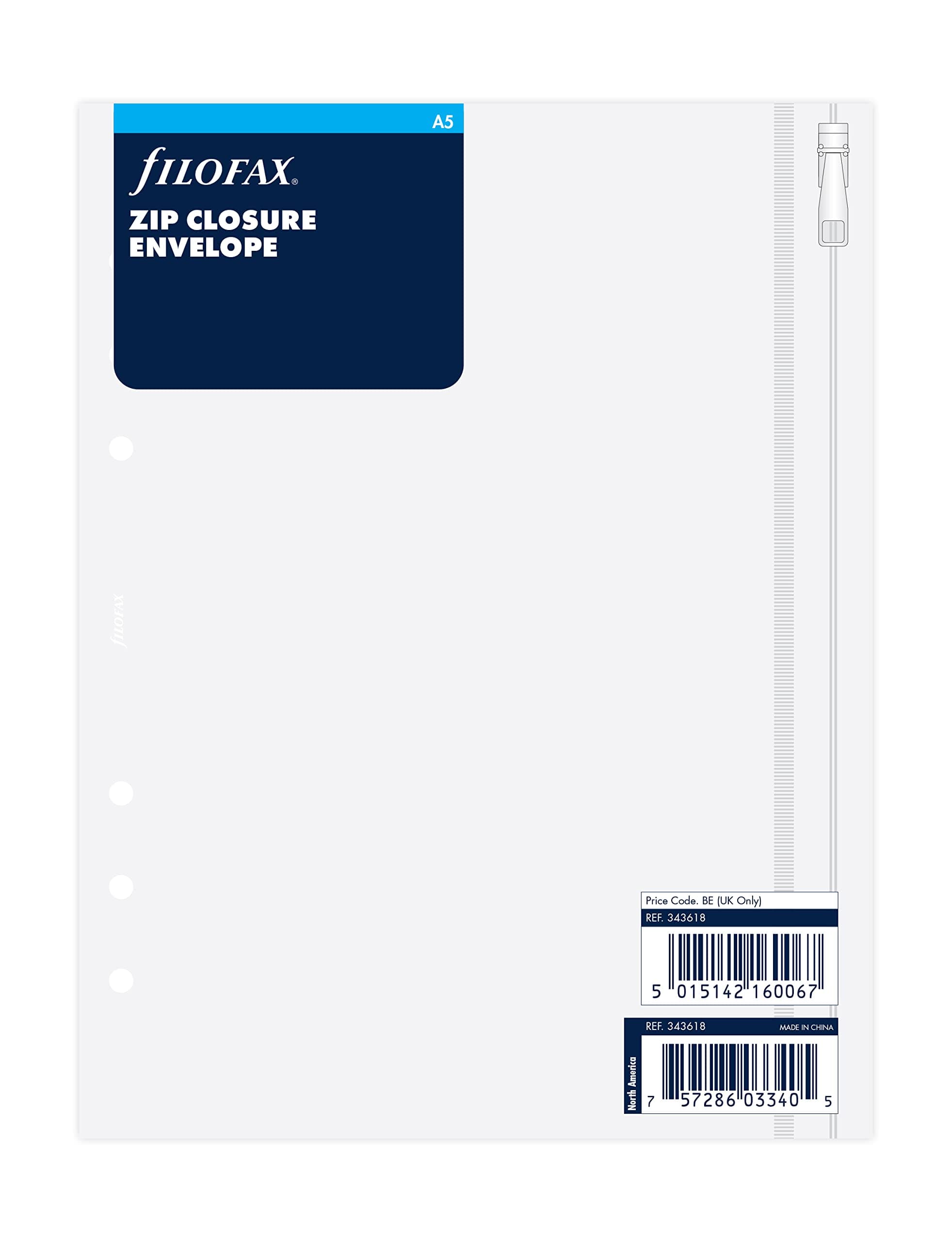 Filofax A5 Ziplock Envelope (B343618)