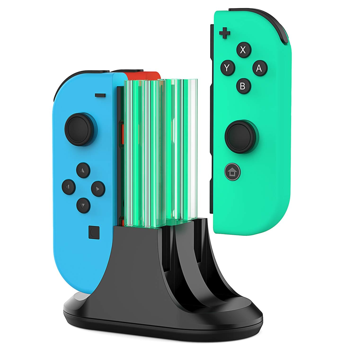 Charging Dock for Switch Joy Con, 4 in 1 Switch Controller Charger Station with LED Indication and Type C Cable