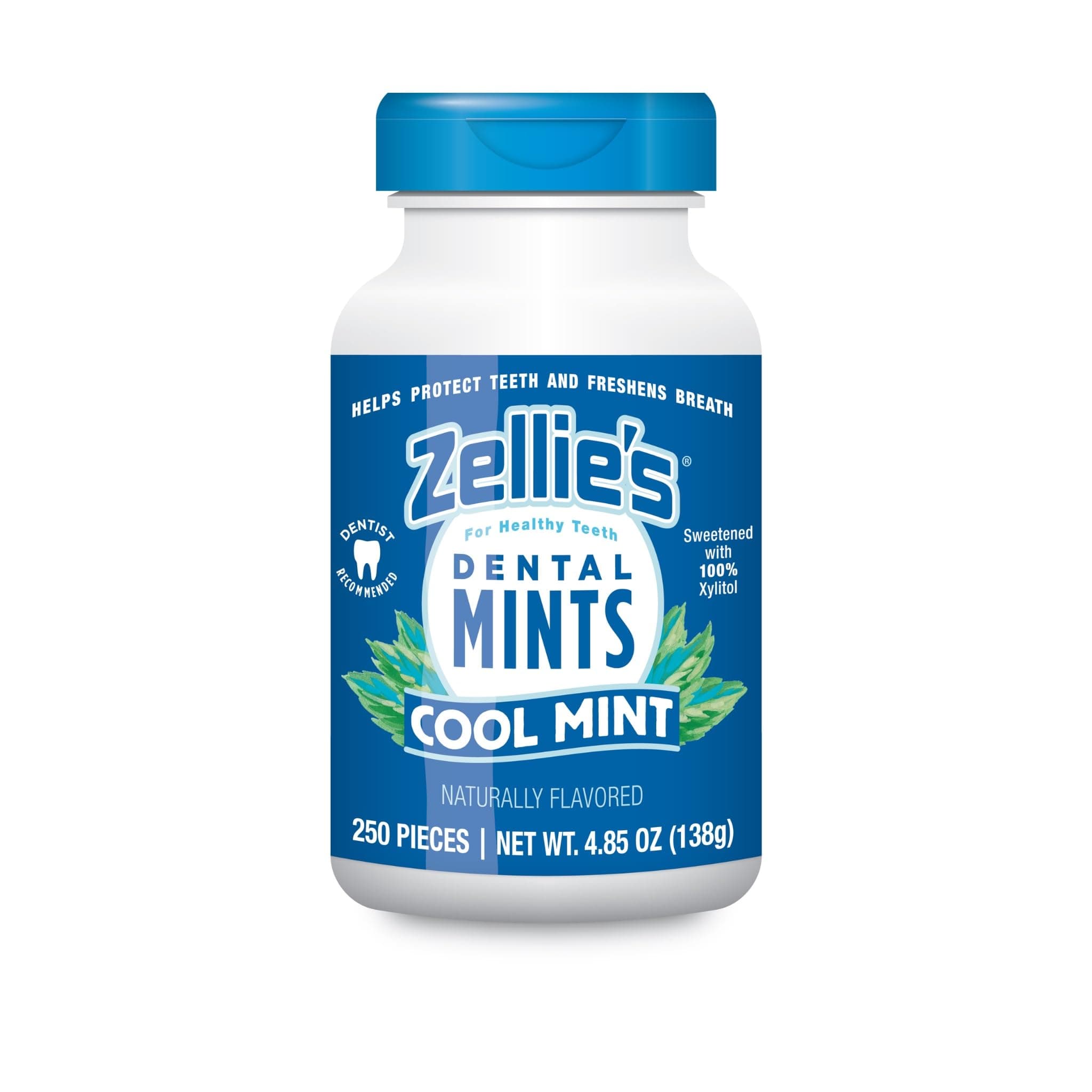 Zellies Cool Mint Mints, 250 count jar