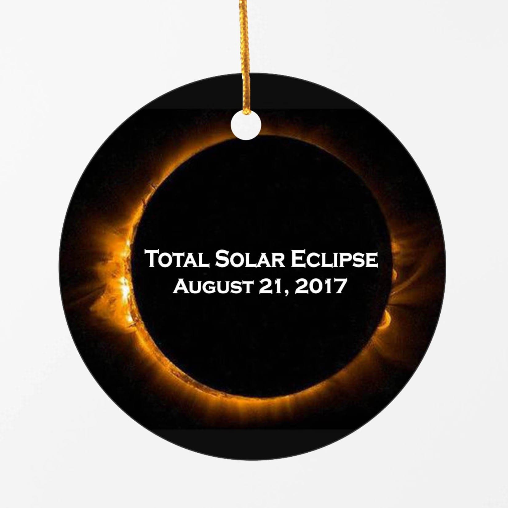 Total Solar Eclipse Ornament 2017