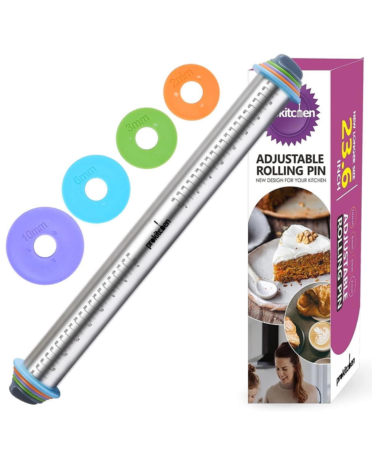 Stainless Steel Rolling Pin