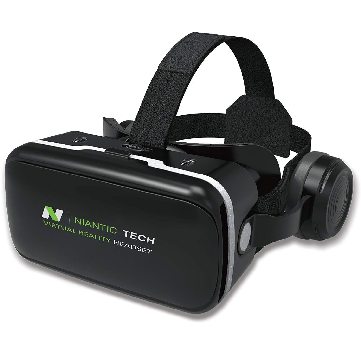 VR Headset for iPhone and Android Phone | VR Goggles | Virtual Reality Headset with Headphones | Niantic Tech NTVR-G04E