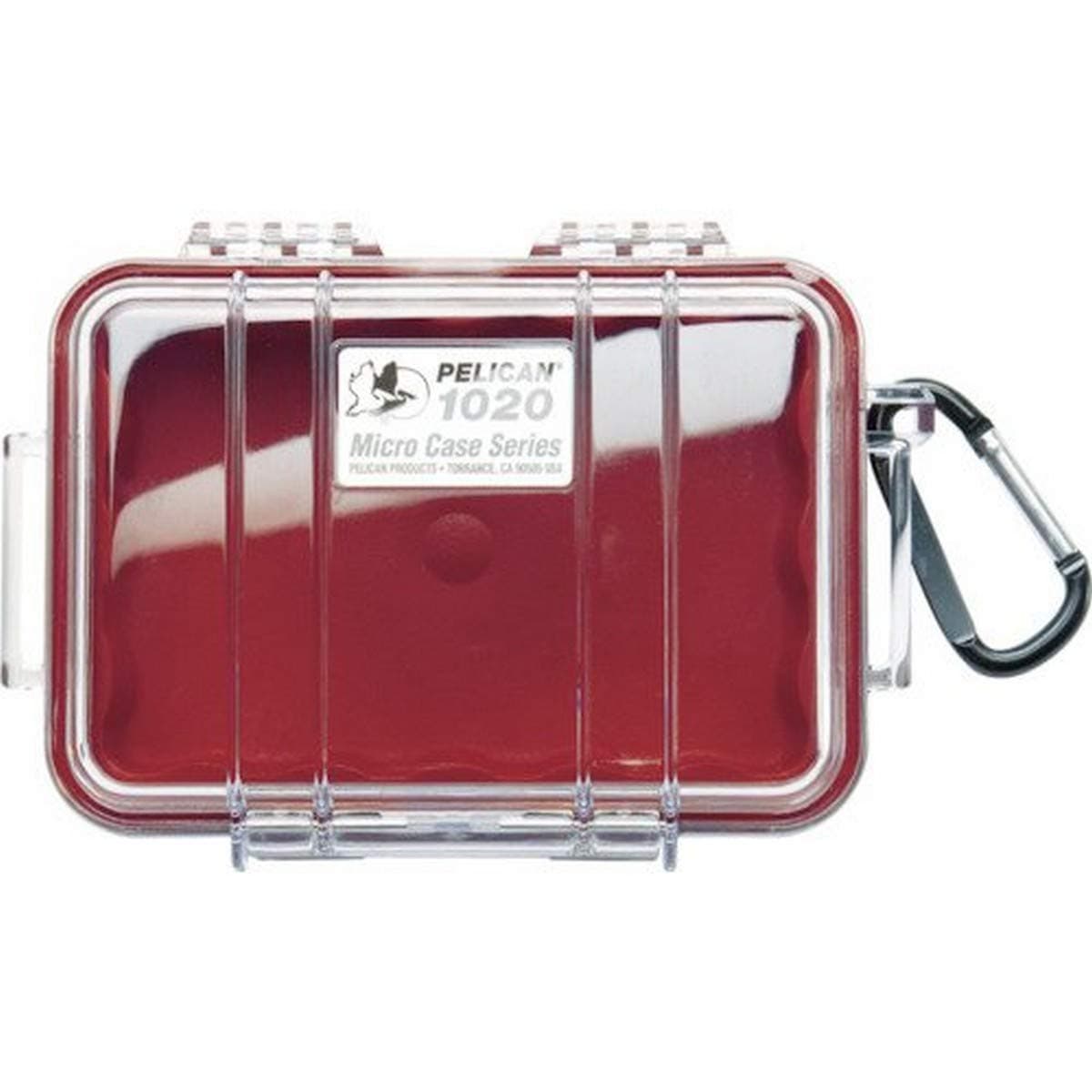 1020 Micro Case (Red/Clear)