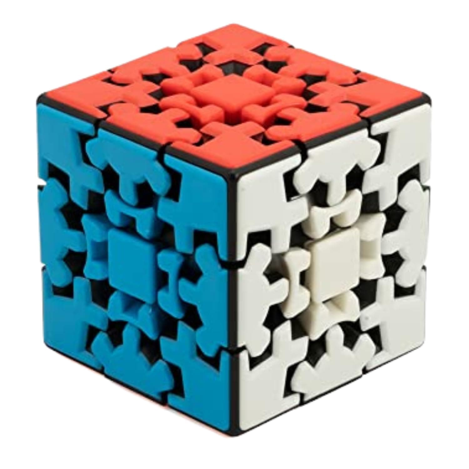 Cubelelo Drift Gear 3x3 Stickerless Cube Speed Cube Magic Cube Toy for Kids & Adults Magic Speedy Stress Buster Brainstorming Puzzles Cube (Multicolor)
