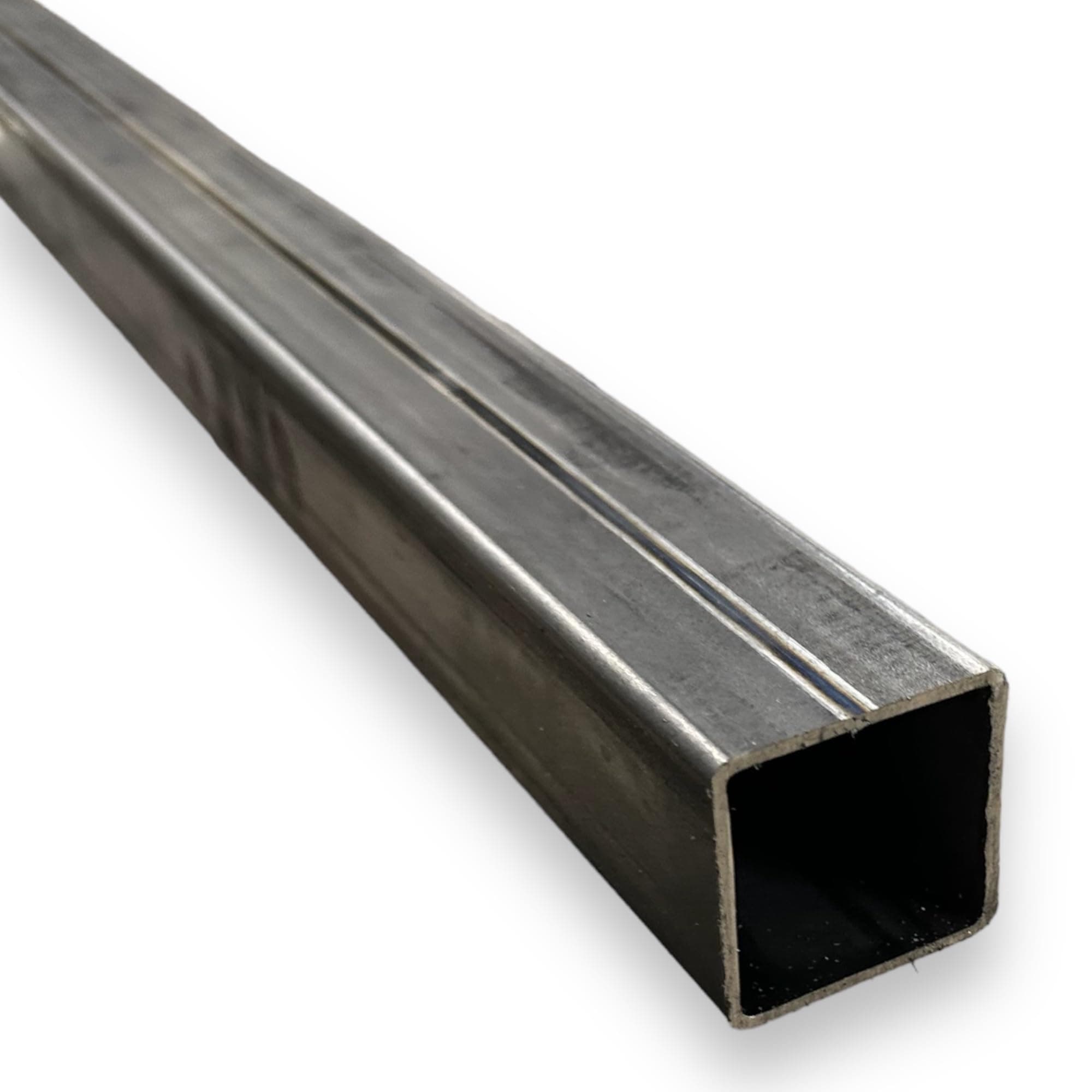 Mild Steel Box Section Square/Rectangular Hollow Section Pipes | 25mm 40mm 50mm x 2.5mm Wall Thickness (40 x 40mm, 100cm)