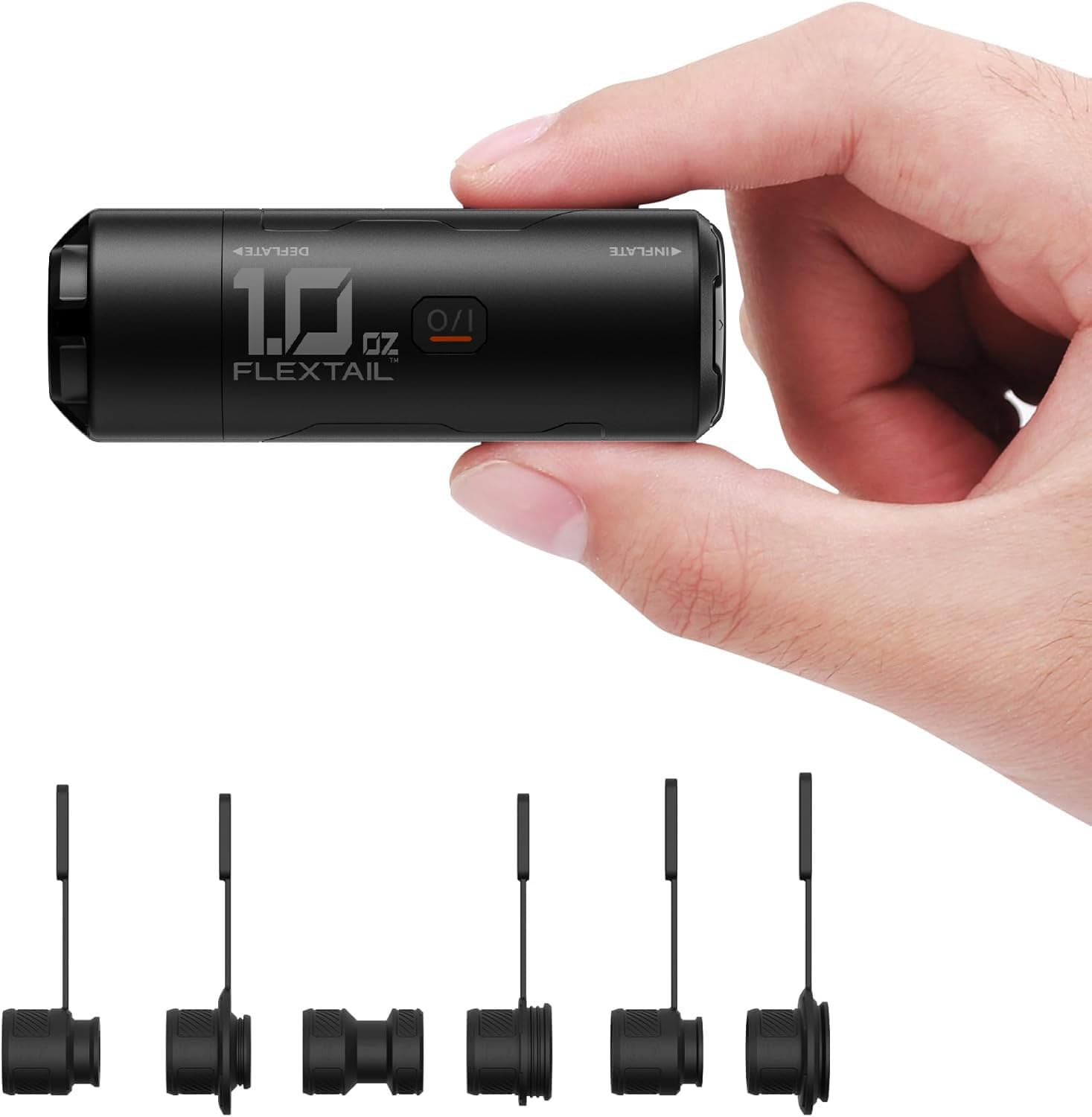 FLEXTAILGEAR ZERO PUMP Air Pump Electric Pump Portable Pump 2.5kPa Air Pressure 650mAh Rechargeable Quickly Fill Air Release Compression Bag Float Ring Inflator Mat Air Mat Camping Mat Camping Outdoor