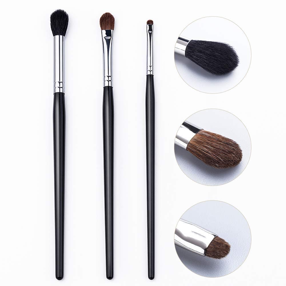 3 pcs eyeshadow brushes