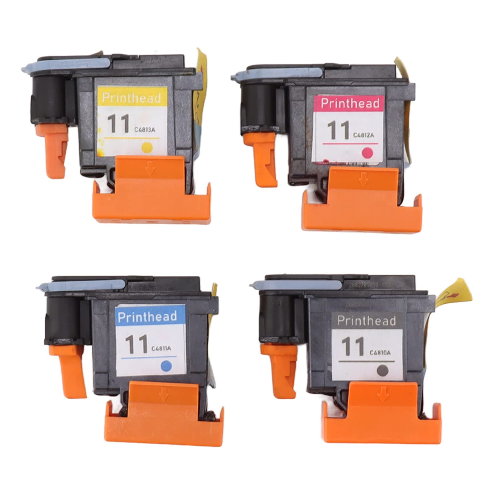 banapoy 4Pcs Printhead, Printer Print Replacement for Designjet 100 110 111 500 510 800 813 850 Printers, for 11 Designjet M K C Y