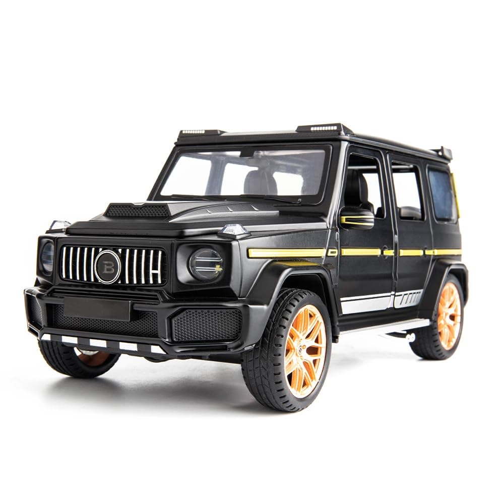 1/18 Scale Benz Car Model,Pull Back Diecast Toy Car with Sound and Light Toy Vehicle for Adults Collection, Boys and girls (Black)