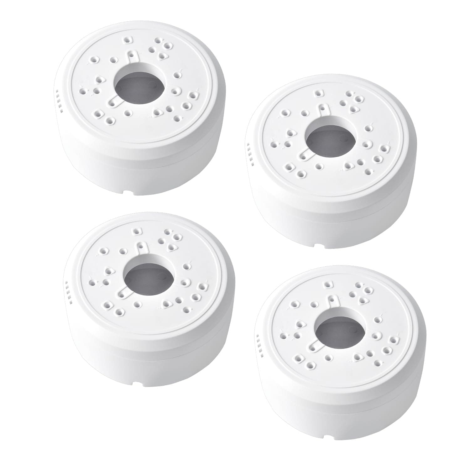 Universal Junction Box for Bullet Security Camera, Plastic Waterproof Junction Box Mount Bracket, Indoor/Outdoor Wall Ceiling Mount Hide Cable Junction Base Boxes for Reolink Solar Panel (4pcs)