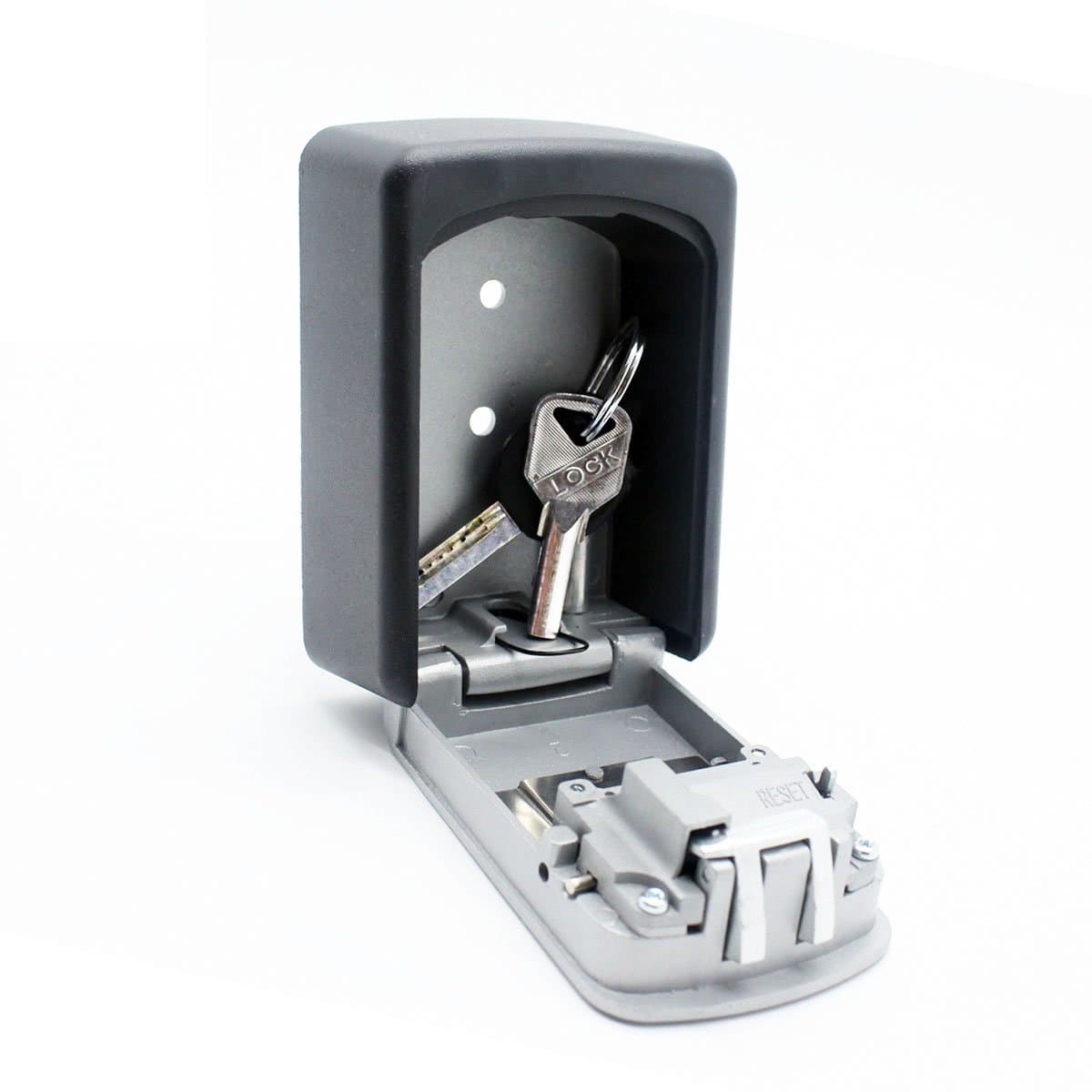 Wall Mounted Key Safe Box, Combination Key Storage Box