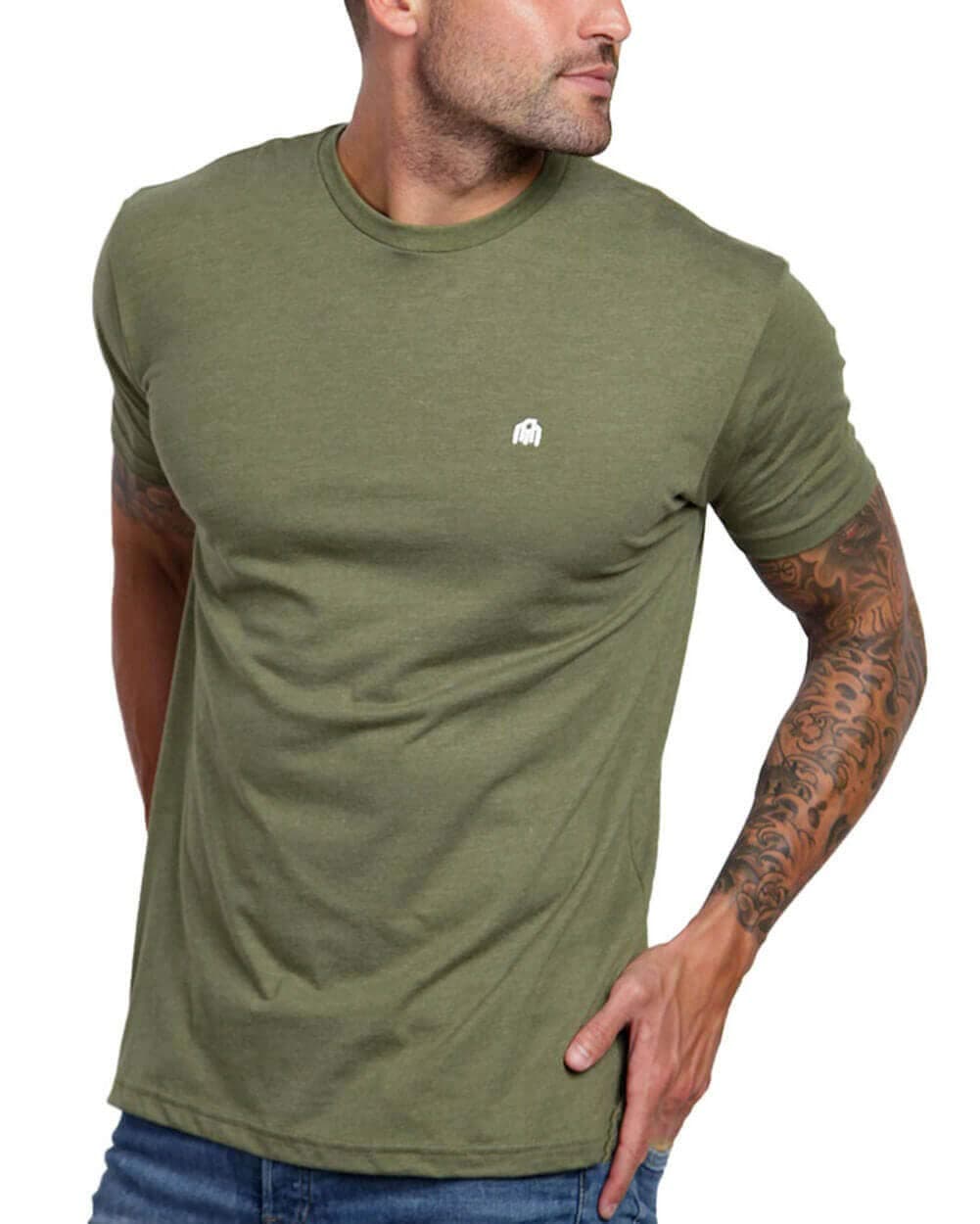 INTO THE AMBasic Tees (Olive, X-Large)
