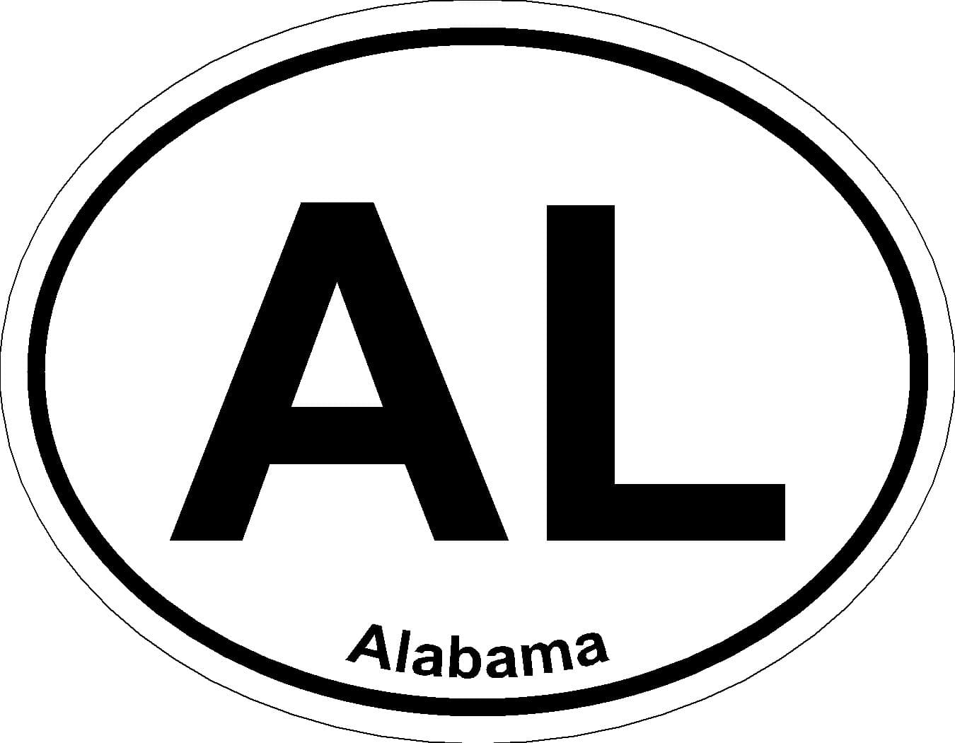 Oval (Alabama); State Bumper Sticker