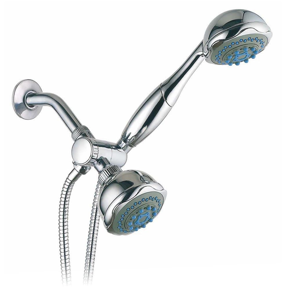 Hydroluxe 24-setting 3-way Shower Combo, Chrome, Single