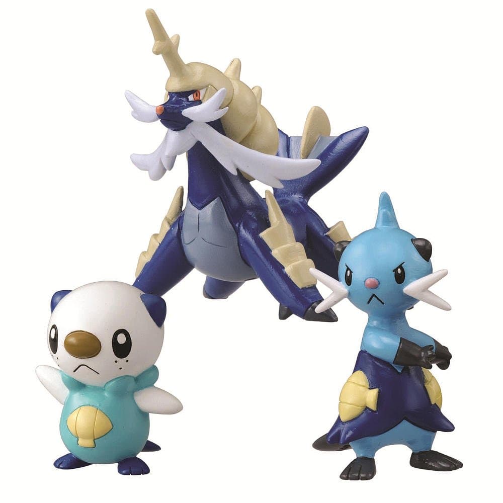 Tomy - Moustillon - Pack Evolution Pokemon 3 Figurines