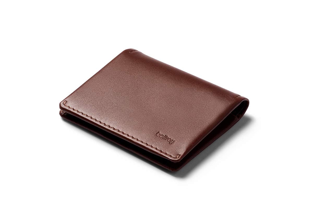Leather Slim Sleeve Wallet - Cocoa Java