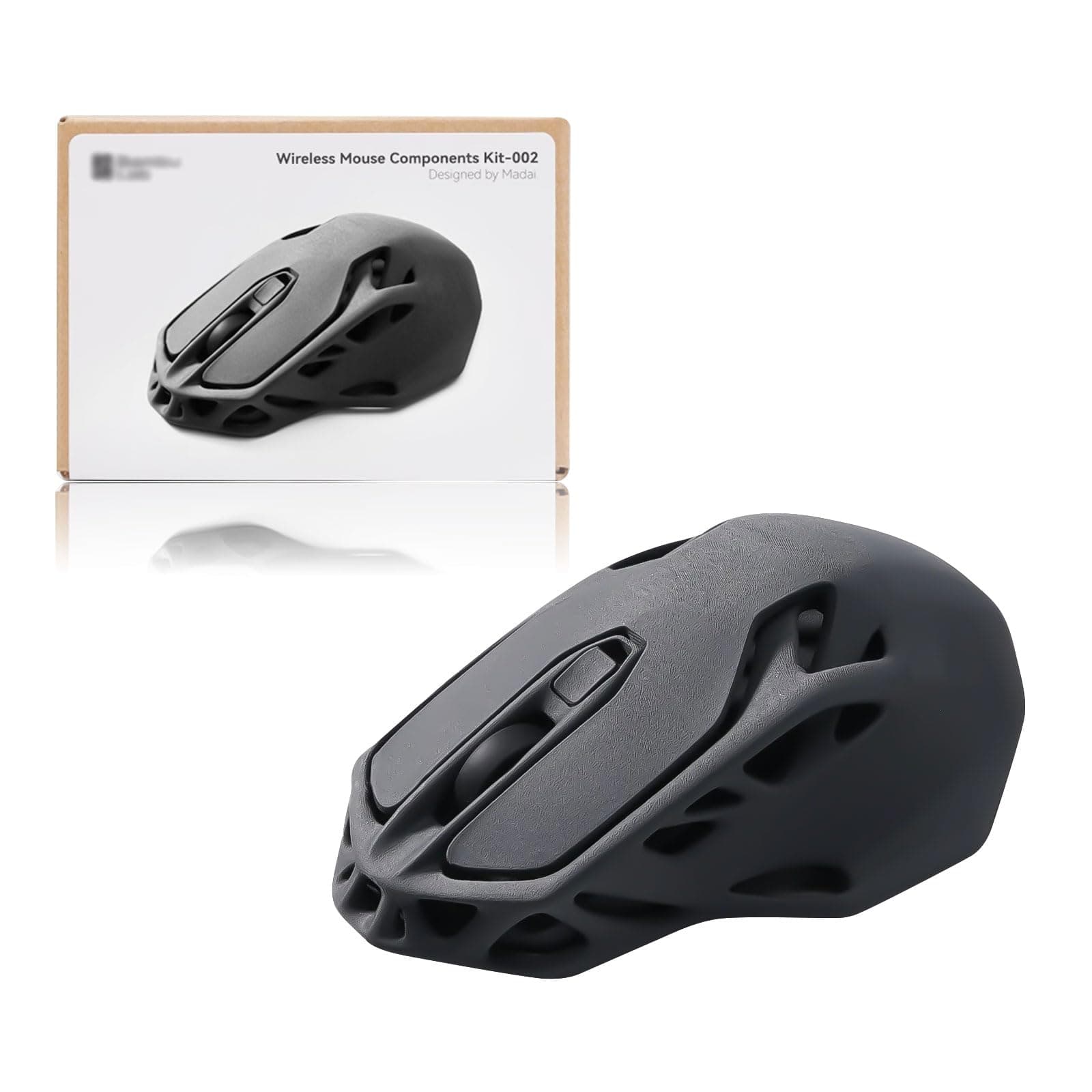 Original Bamboo lab Makerworld MH002 3D Printed Wireless Mouse Model Components DIY Creative Models-Compatible with Bambulab P1P/P1S,A1/A1 Mini,X1/X1C/X1E 3D Printers-Prints NOT Included