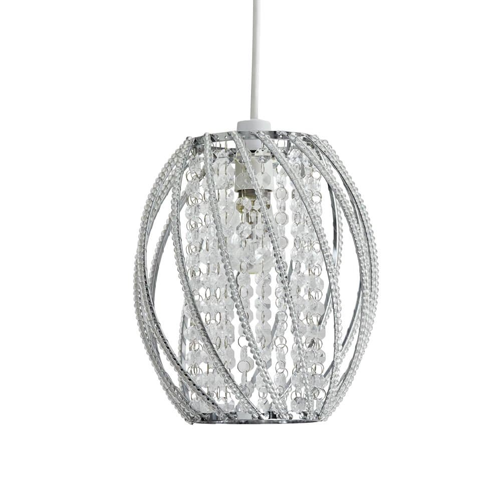 Clear Sparkle Pendant Light Shade