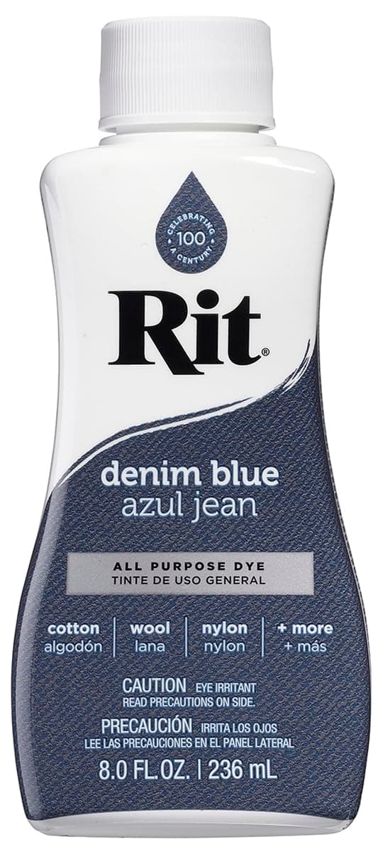 Rit All-Purpose Liquid Dye, Denim Blue