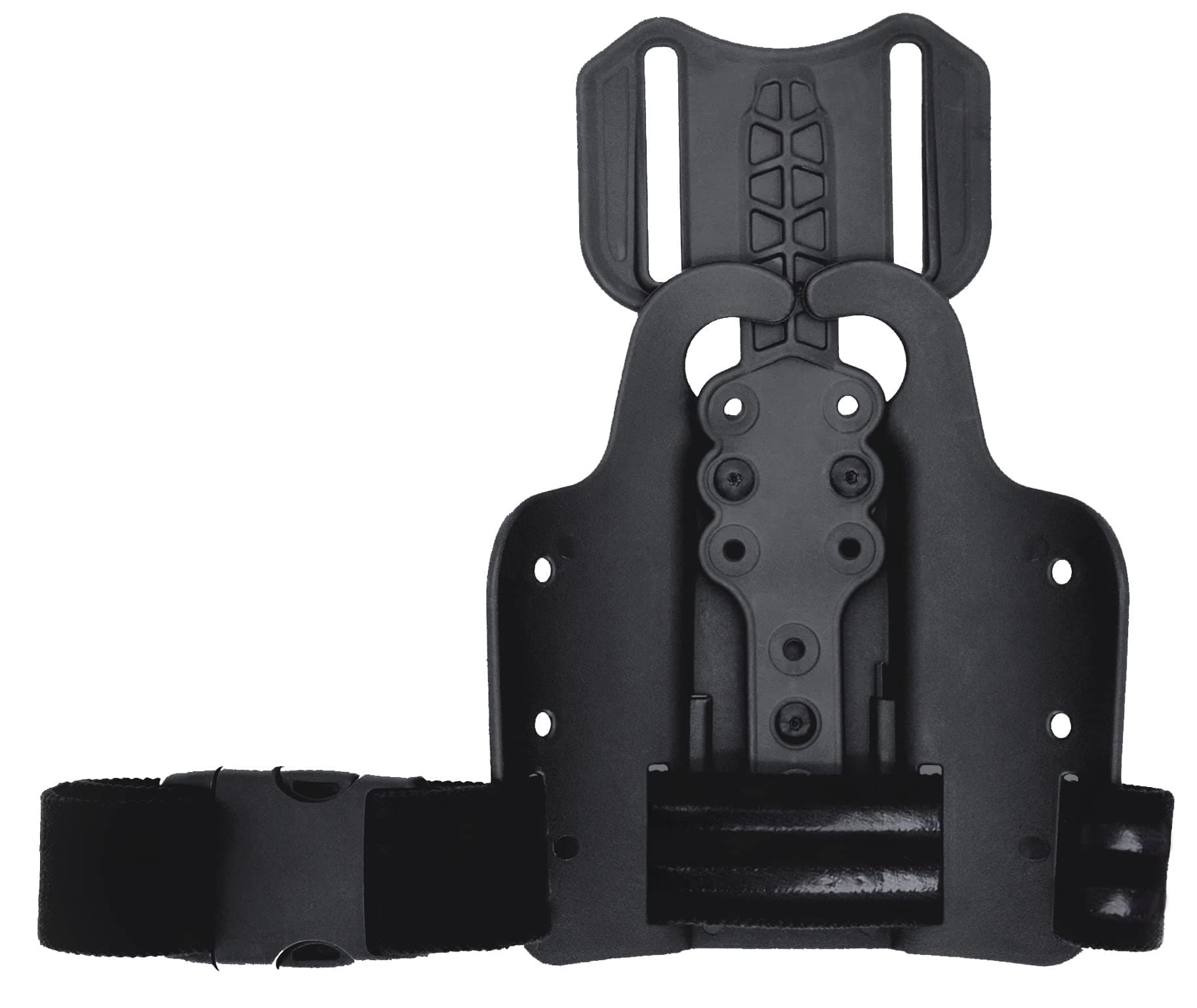 Drop Flex Adapter with Drop Leg Holster Platform, Adjustable Thigh Holster Platform & Stabilizer, Drop Leg Panel Attachments for Holsters and Magazine Pouches, Compatible with QLS and MLS attachments