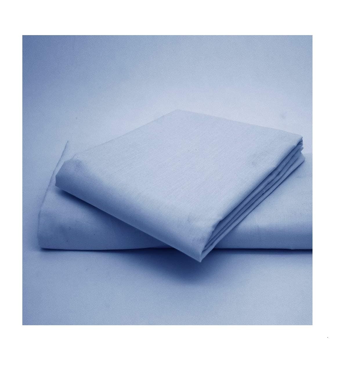 Glamptex Essentials BED SHEETS FITTED SHEETS LUXURY BEDDING SHEETS SINGLE DOUBLE KING SUPER KING (King, Sky Blue)
