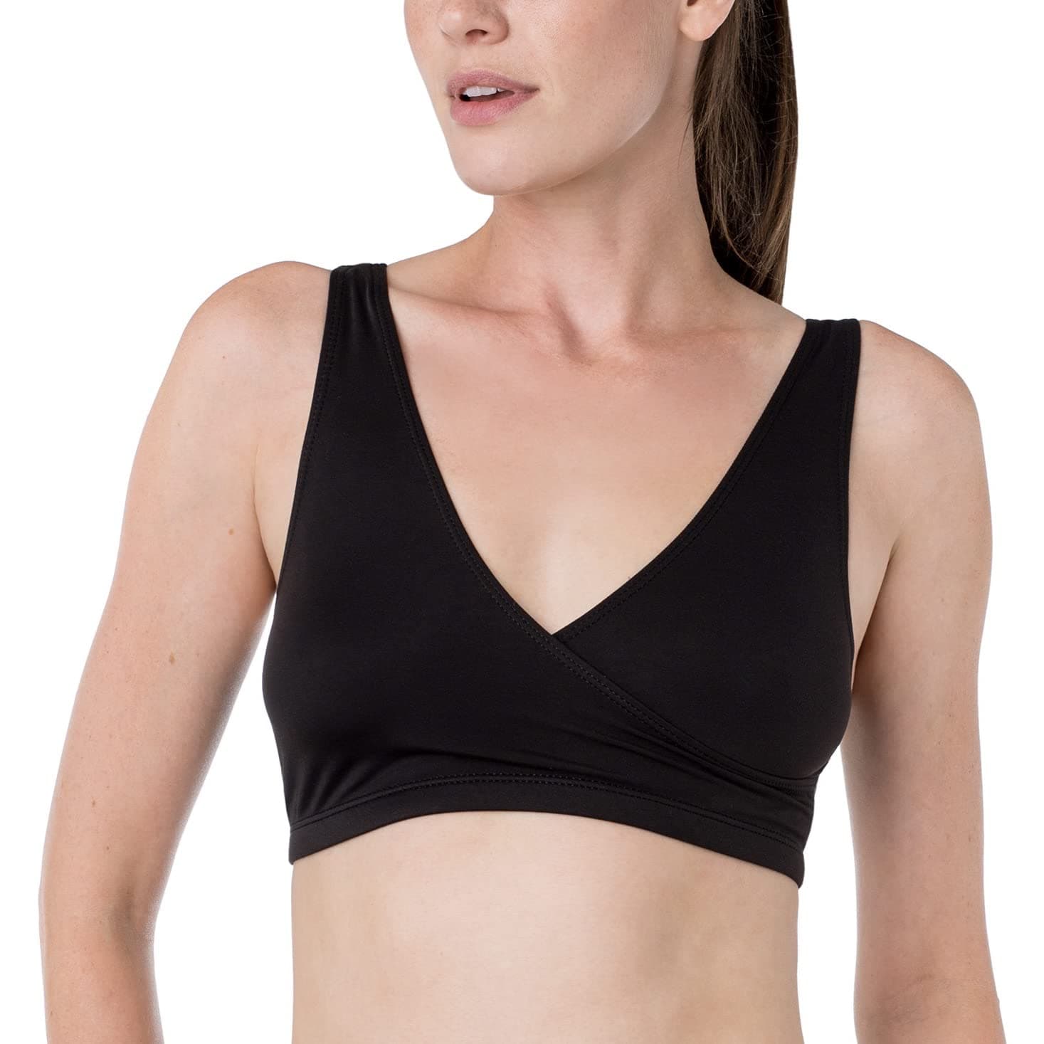 Elita Women's 'Silk Magic' Microfiber Crossover Bra