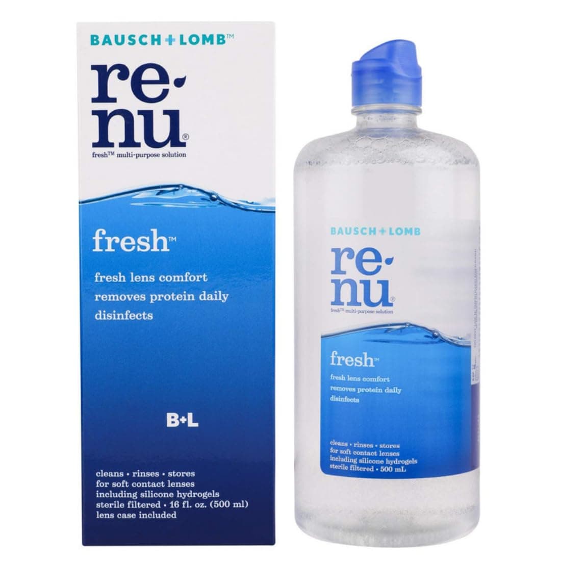 Bausch + Lomb Fresh Multi-Purpose 500Ml Contact Lens Solution (Pack Of 1)