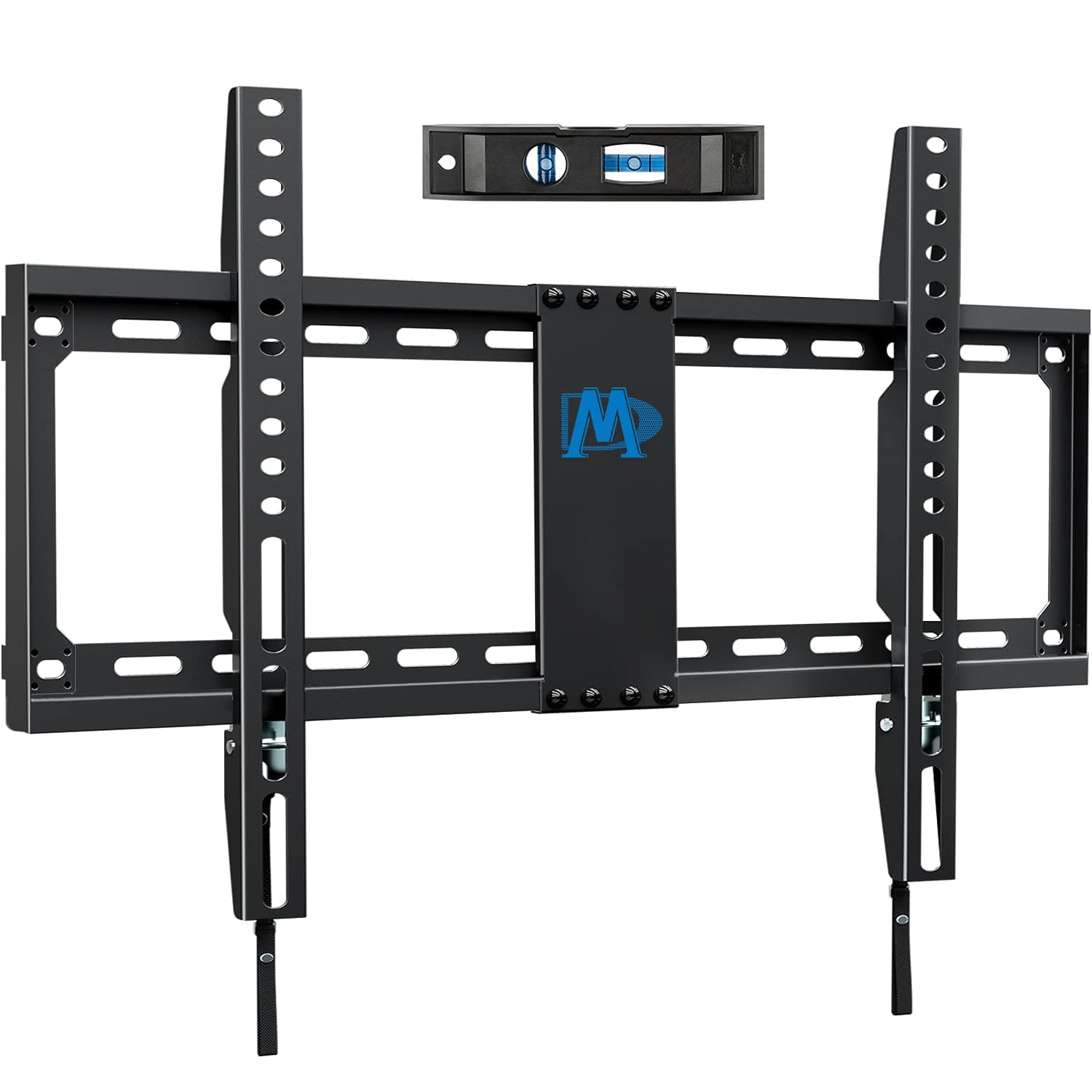 TV Mount Fixed for Most 42-84 Inch Flat Screen TVs, UL Listed TV Wall Mount Bracket up to VESA 600 x 400mm and 132 lbs - Fits 16"/18"/24" Studs - Low Profile and Space Saving MD2163-K