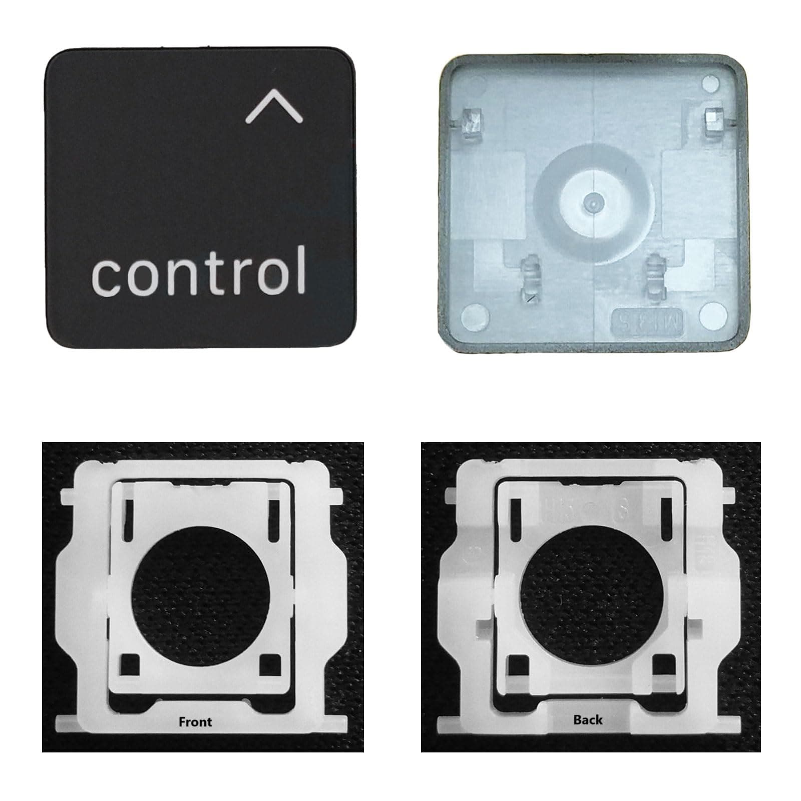 Individual Key Cap with Hinge Replacement for (M1 M2) MacBook Pro A2141 A2251 A2289 A2338 A2442 A2485,Replace for MacBook Air A2179 A2337 A2681 Keyboard Keycap (Control Key)
