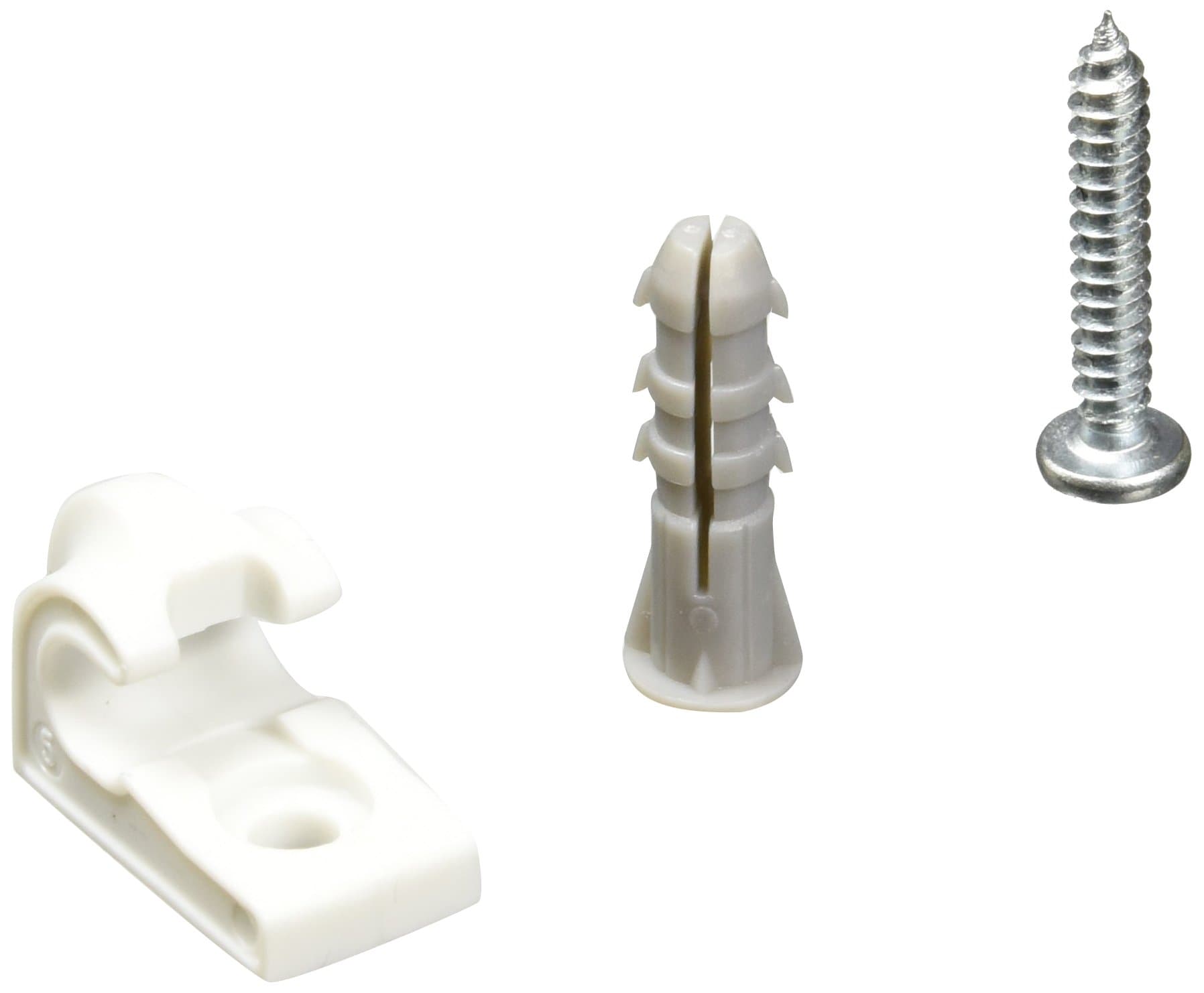 #7546 12PK White Down/Wall Clip