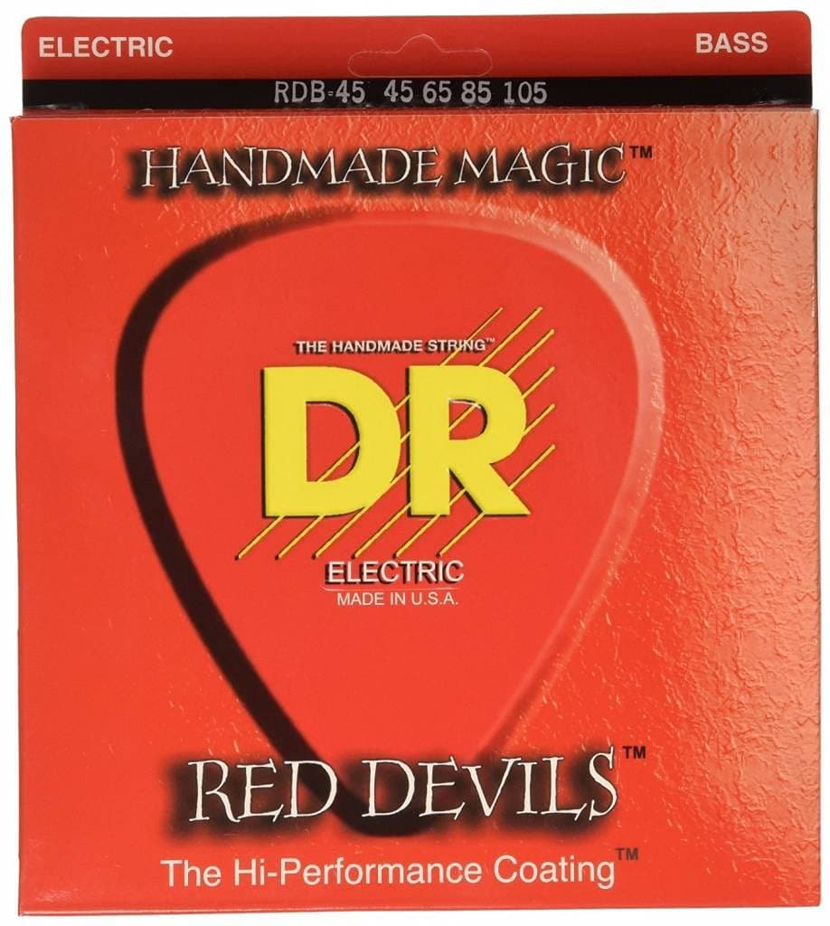 DR Handmade RDB45 Red Devils Medium Electric Bass 4 String Set (45-105)