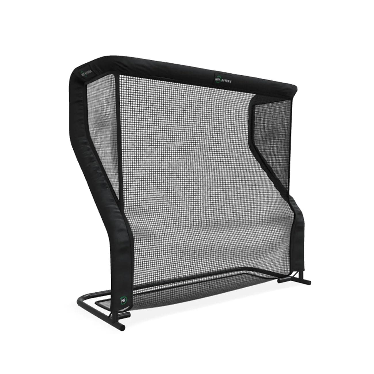 Net Return Pro Series Golf Training Net, 8'x7'6" Multi-Sport Practice, Auto Ball Return, Portable Indoor/Outdoor Simulator Net, Durable Aluminum, Black, USA-Made