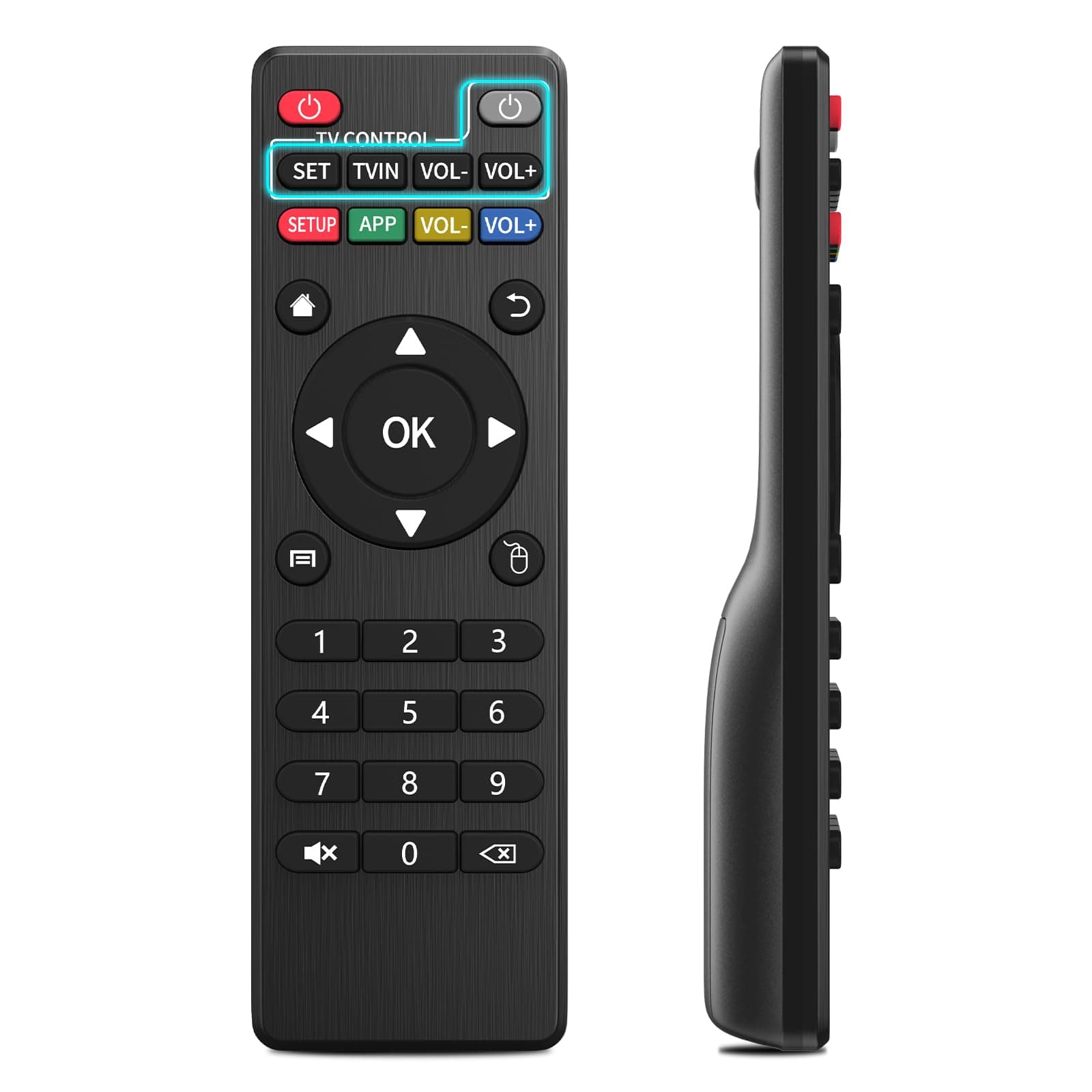 RETROSUN Replacement Remote Control for MXQ PRO 4K Android TV Box, Compatible with M8, M8C, M8N, M8S, M9C, M10, T95M, T95N, T95X, MX9, TX3mini, T9, X96, X96s, X96mini, T95, V88H96, H96 pro, MXQ