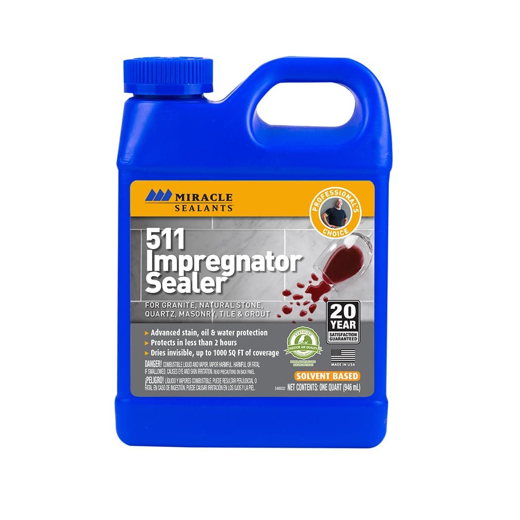 Miracle Sealants 511QT6 511 Impregnator Sealer, Quart, Clear, 32 Fl Oz