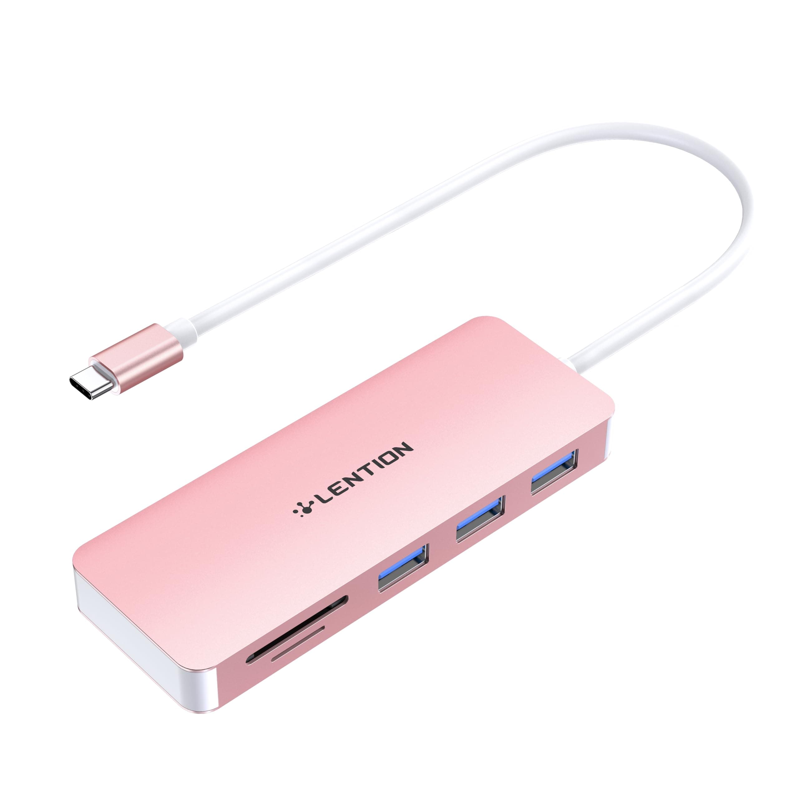 USB C Hub with 1ft Cable