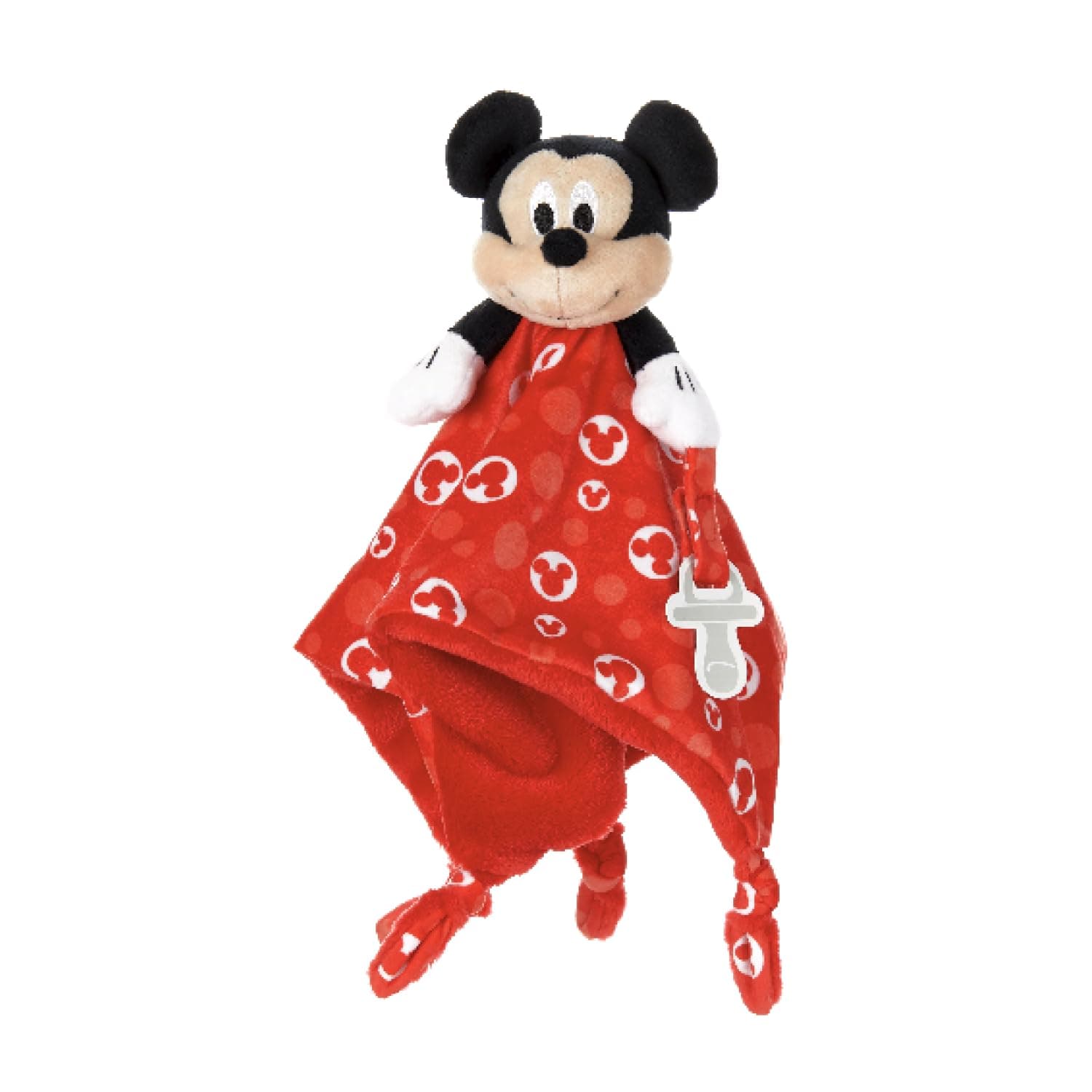 Disney Baby Mickey Mouse Plush Stuffed Animal Snuggler Lovey Security Blanket 13.18" x 13.18" x 3.5"