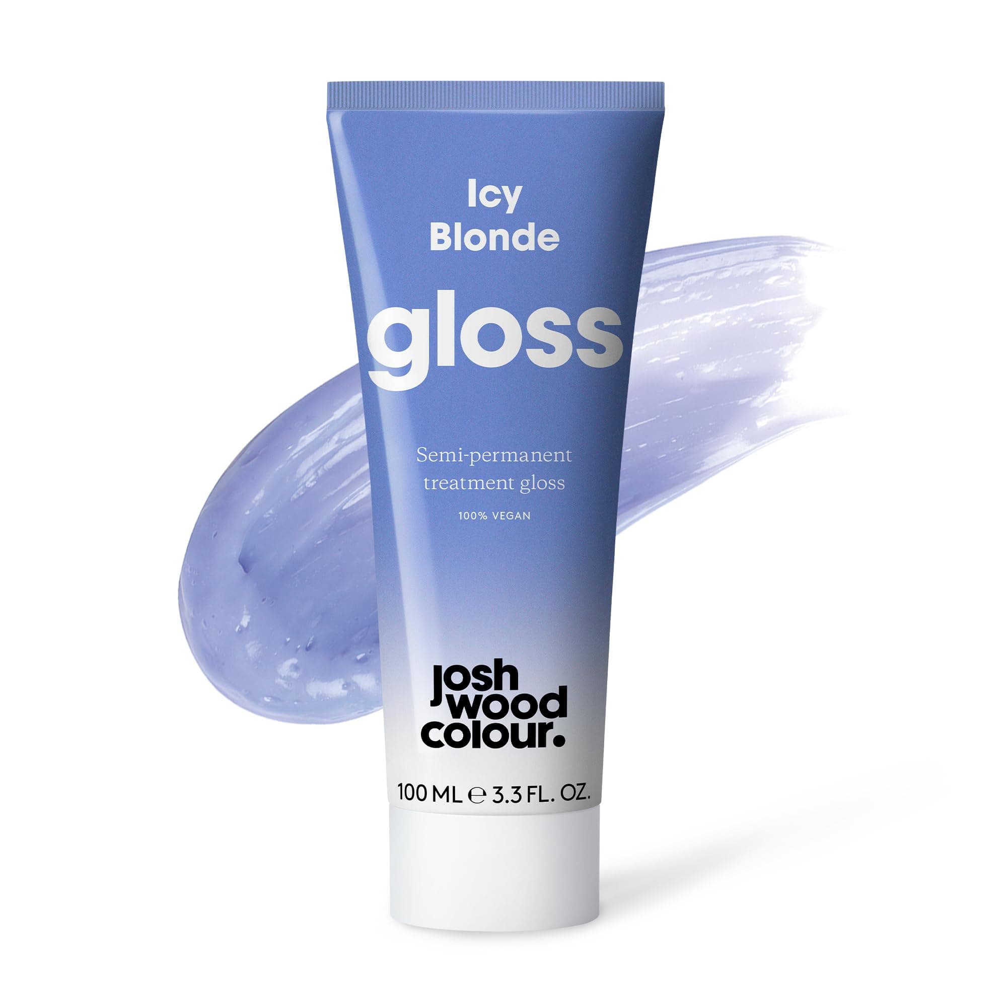 Josh Wood Hair Gloss (Icy Blonde) - Semi-permanent gloss refreshes and conditions hair colour - Removes brassy tones - Lasts up to 6 washes - 100% Vegan - Cream (100ml)