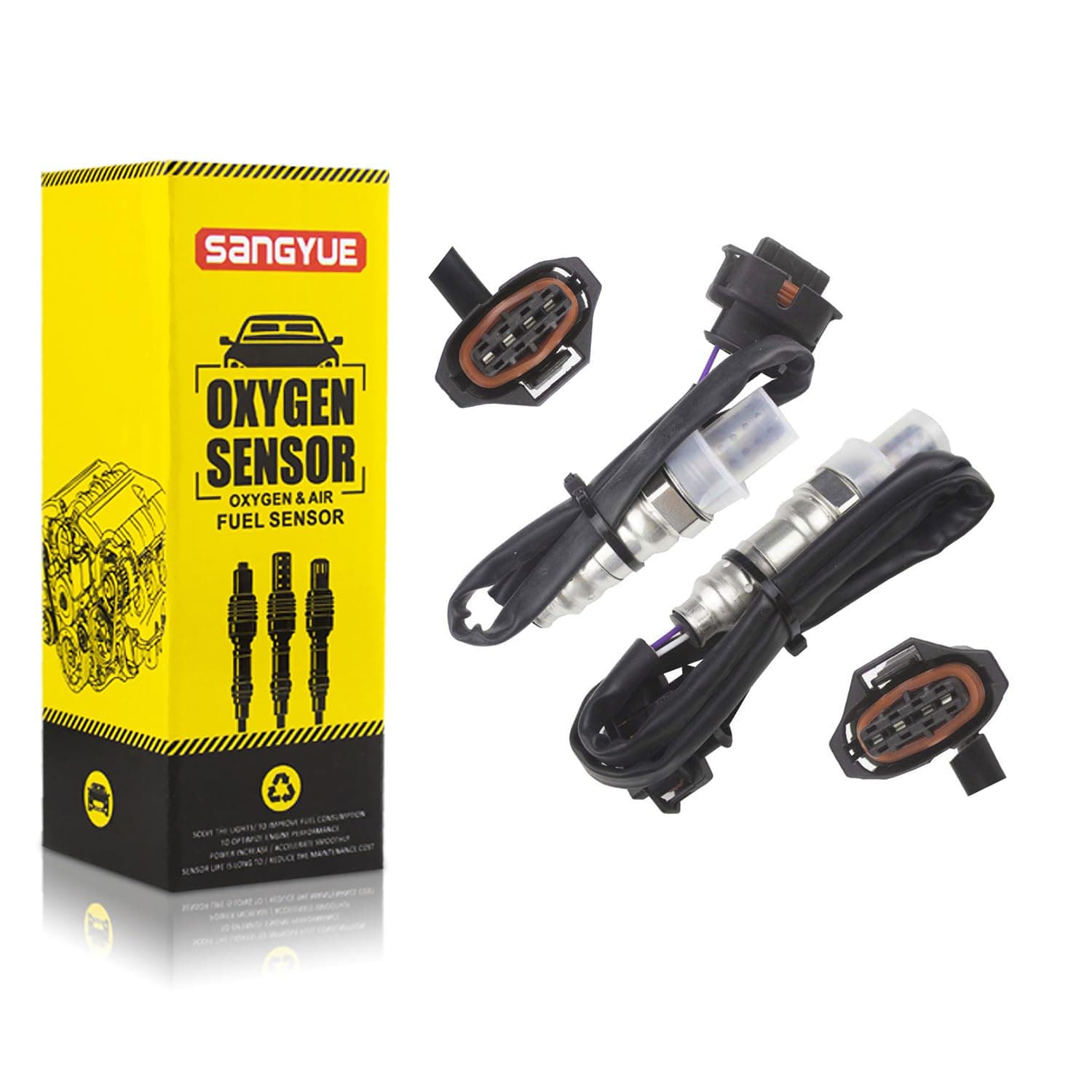 2PCS Oxygen O2 Sensor 1 & 2 for 2010-2015 Chevrolet Cruze 1.8L; 2016 Chevrolet Cruze Limited 1.8L Upstream + Downstream