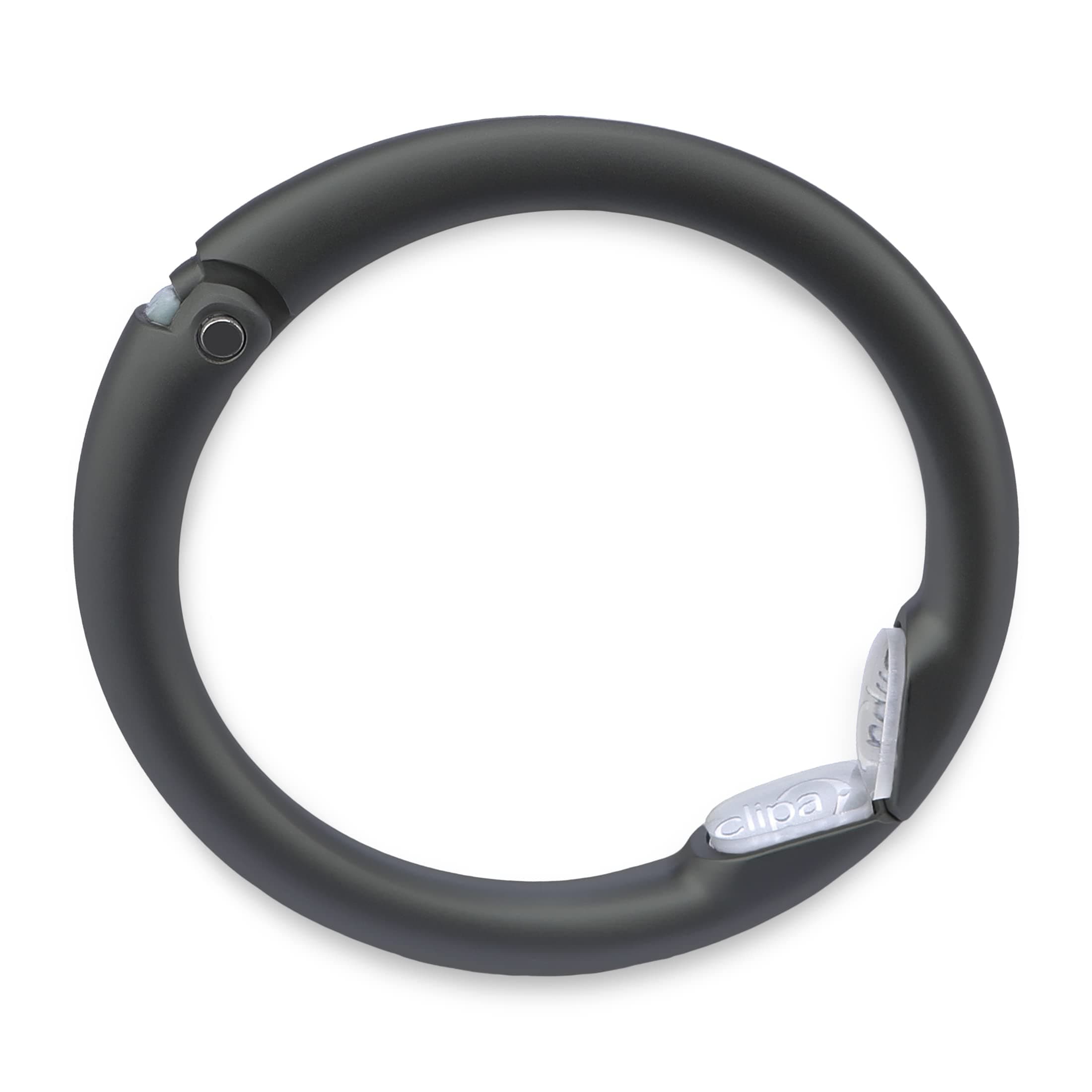 Clipa Bag Hanger - The Ring That Opens Into a Hook, Closes Automatically | Hangs Almost Anywhere in Just 1/2" of Space | Holds 33 lbs Yet Weighs Only 1.6 oz | 8 Styles | 3 yr Warranty