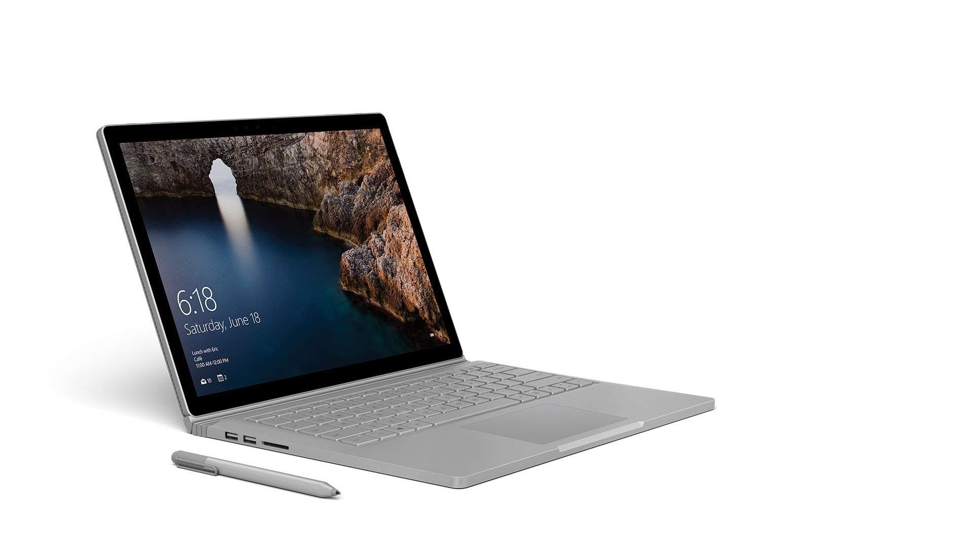 Microsoft Surface Book Model 1703, 1785 (9EX-00001) Intel Core i7, 16GB RAM, 512GB SSD, NVidia Geforce GTX 965M, Win10 (Renewed)