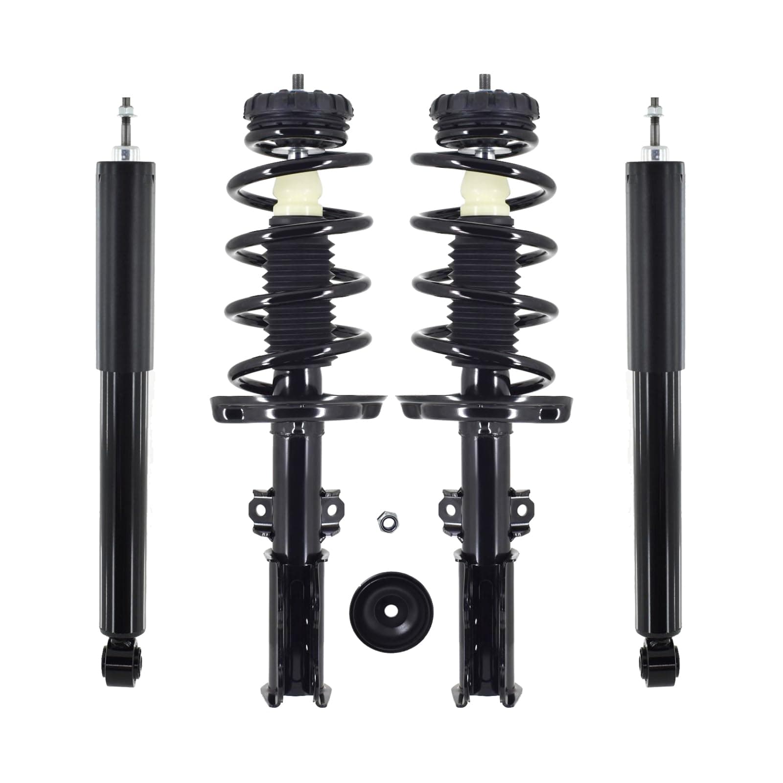 PM Auto Set of 4 Front Quick Complete Strut - Shock Absorber For 2010-2016 Cadillac Srx