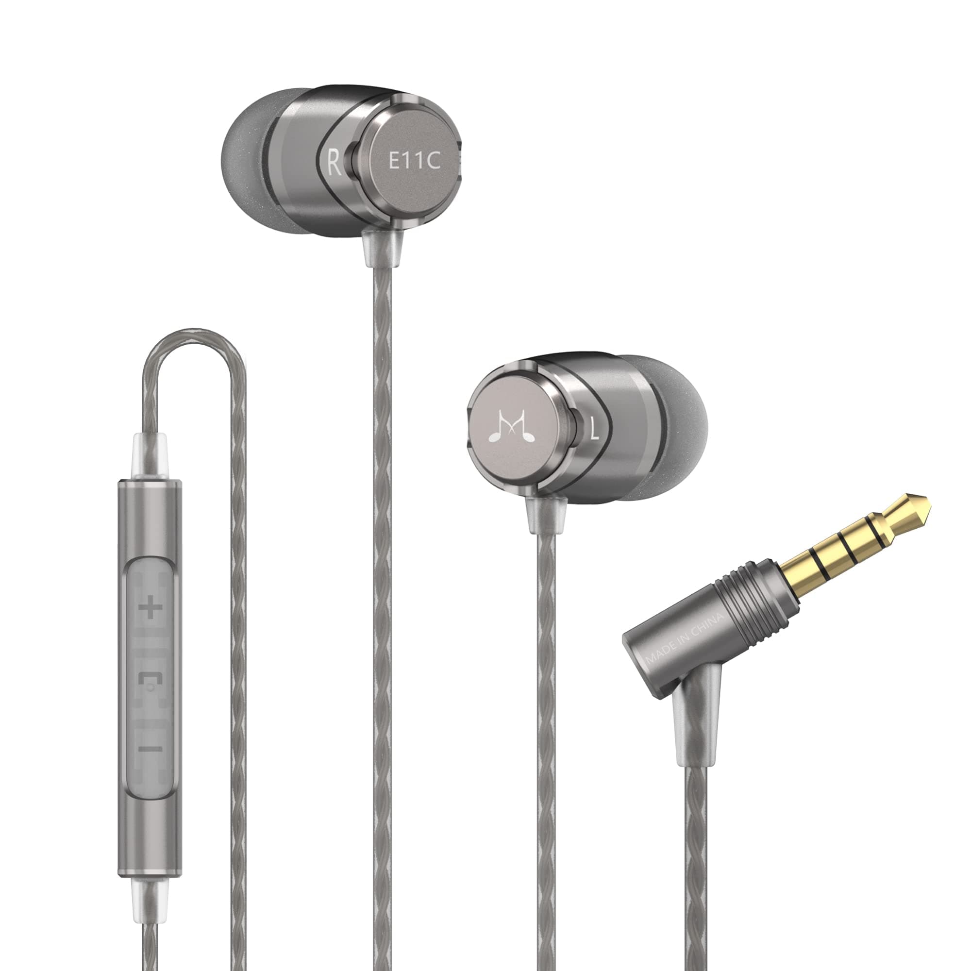 SoundMAGIC E11C Wired in Ear Headset with Mic (Grey)