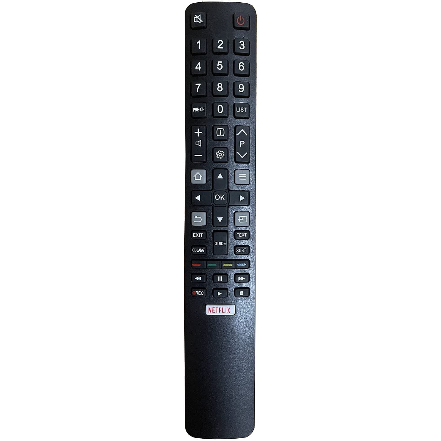 Replacement for tcl remote control RC802N Applicable for TCL Thomson smart tv remote 4K LCD LED TV- NO SETUP REQUIRED