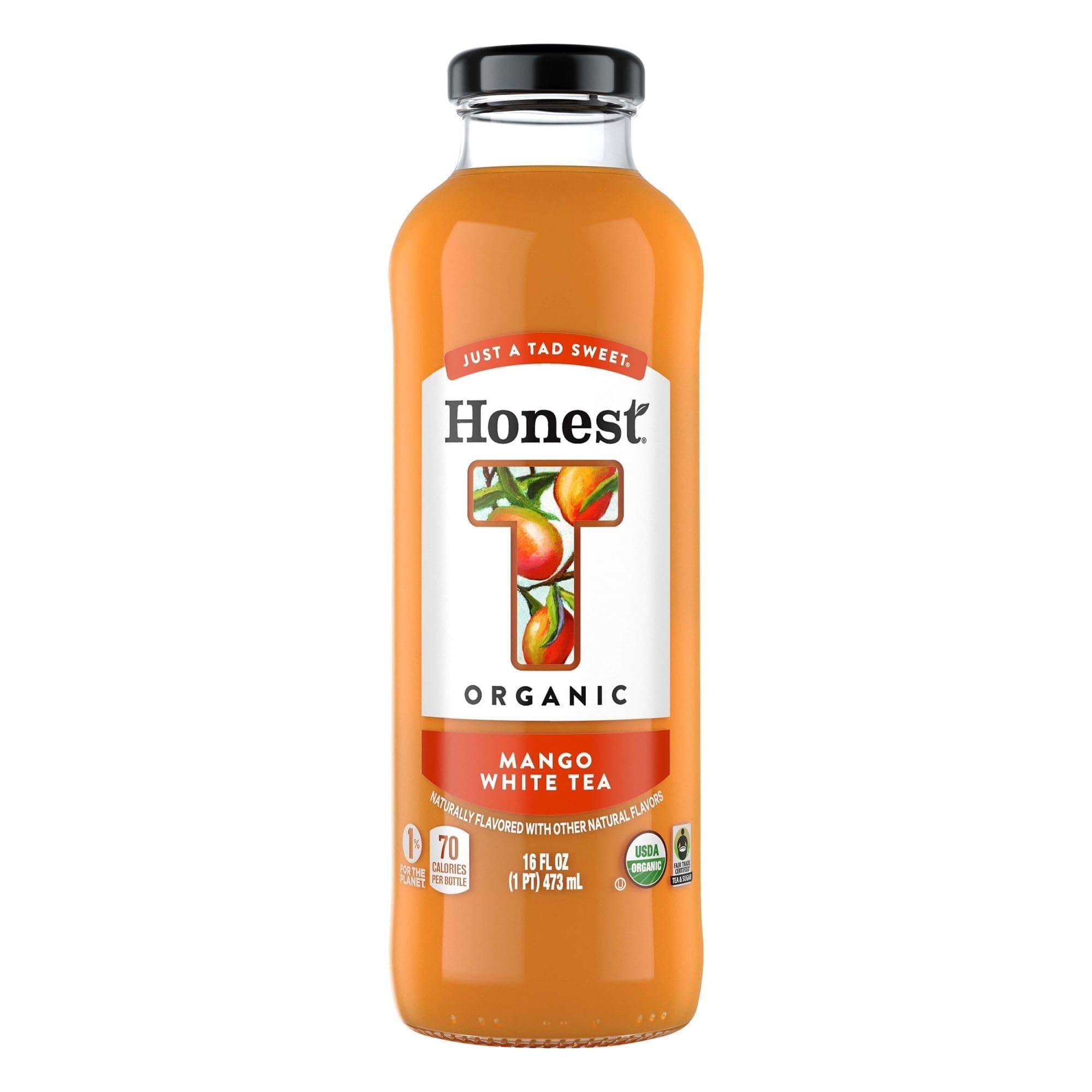 Honest Tea Mango White Tea, 16 oz